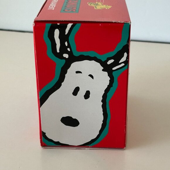 Lot o 2 Peanuts Kurt Adler Christmas Ornaments Lucy and Snoopy Woodstock w/ Box - Picture 11 of 16